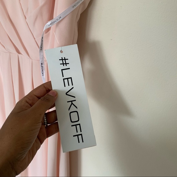 Bill Levkoff Chiffon Bridesmaid Dress Size Zero - Picture 3 of 16